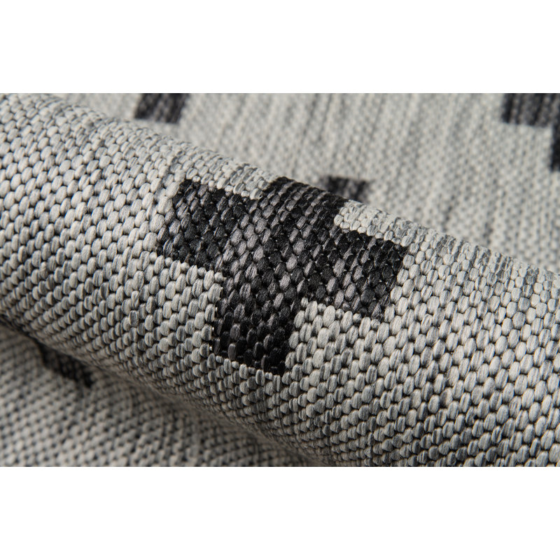 Novogratz Umbria Gray/Black Indoor/Outdoor Rug & Reviews Wayfair